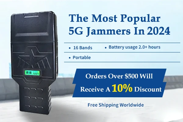 Buy Wholesale China World First Handheld 24 Antennas 5g Signal Jammer With  Lcd Display & Nylon Cover Blocking Up To 25m & 5g Signal Jammer at USD 1