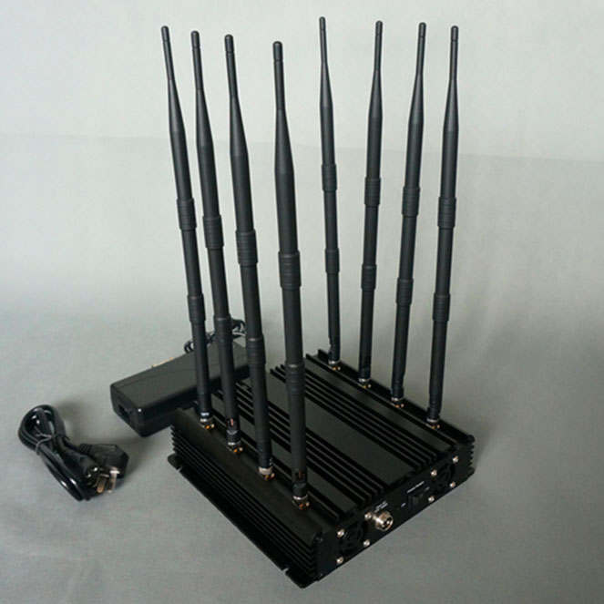 8 Bands Large Range Drone RF Jammer 2.4G GPS 5.8G