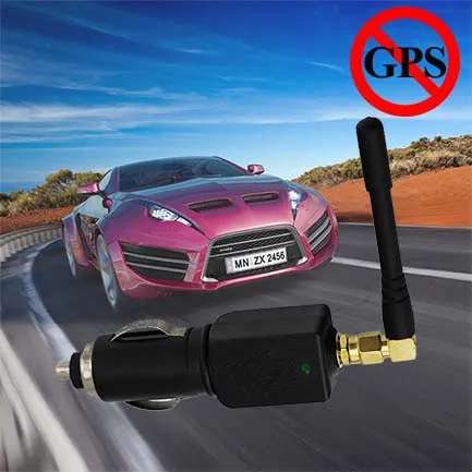 Mini GPS Jammer with Car Charger Cigarette Port 2 Antenna Gpsl1l2
