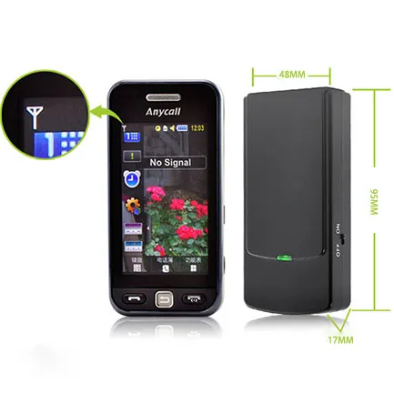 Mini portable mobile phone GSM 3G (UMTS) WIFI GPS jammer for sale