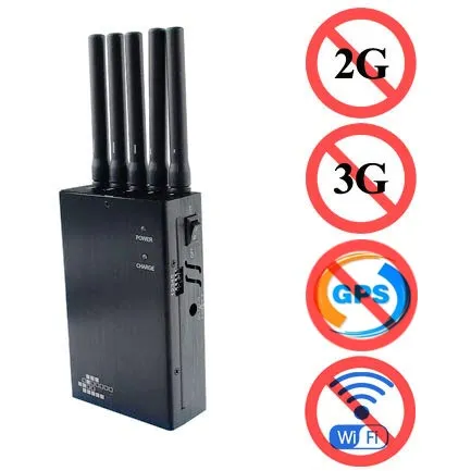 Cell Phone Signal Jammer 5 Bands Handheld